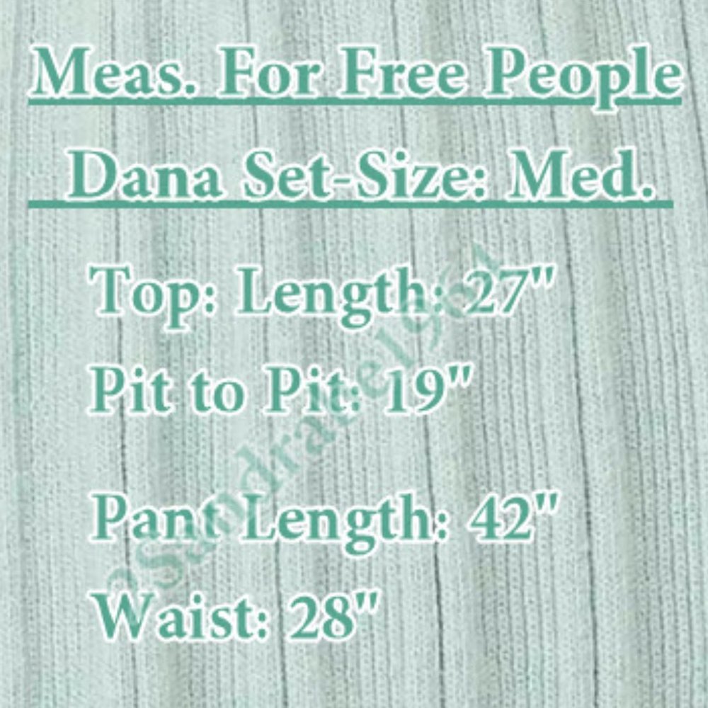 Free People Dana Set -  April Mist, Size: Medium - Picture 7 of 13